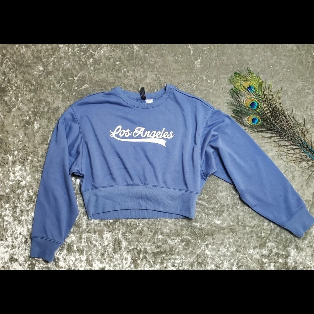 Divided by H&M Los Angeles Blue Sweatshirt